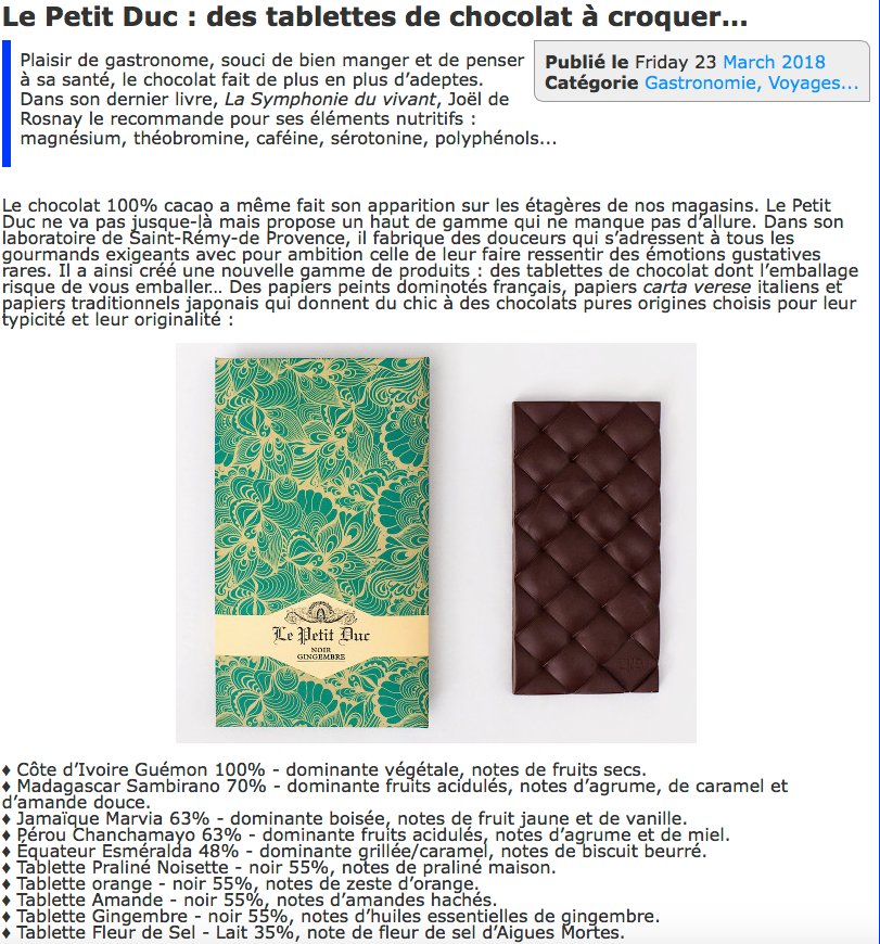 EveSomePR's tweet photo. Le Petit Duc dans https://t.co/hUkJw9XhGn, dans dans l'instagram de Claire MakeUp and co, dans Sandra dans tous ses états et dans Marianne !
#lepetitduc #evesomepr #agencerp #evederothiacob #chocolat #gourmand 
https://t.co/HRbWHaT4vn 

@LePetitDuc https://t.co/ZIX0bQ0t67