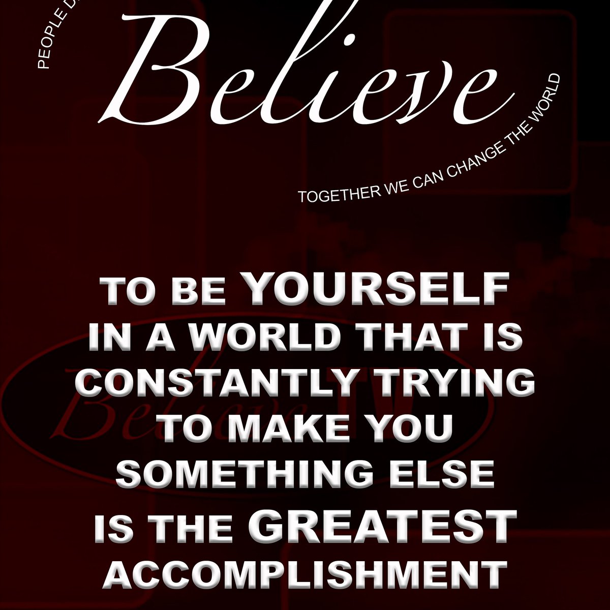 PaulGNeeson's tweet photo. SLIDE 94 : 5th April 2018 : #believe https://t.co/in7tGgy5cr