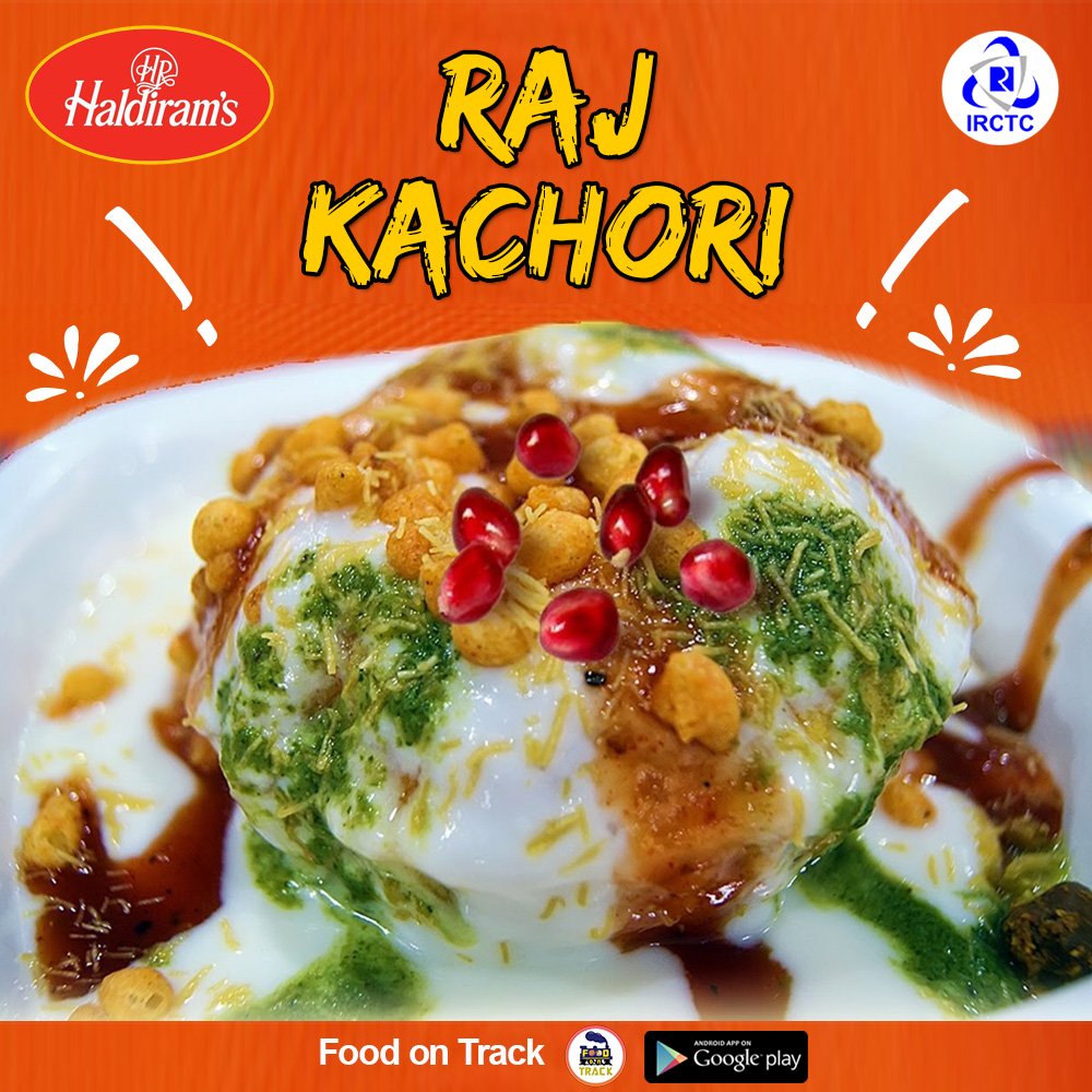 eCateringIRCTC's tweet photo. Relish mouth-watering #Halidram’s Raj Kachori while traveling in a train. Choose from infinite variety of scrumptious snacks and we will deliver it at your seat.
Order Now - https://t.co/tpYqvtzXky
Download IRCTC - App - https://t.co/GorkC6GocY
#Raj_Kachori
#Order_Food_in_Train https://t.co/1YfE2zmO3p