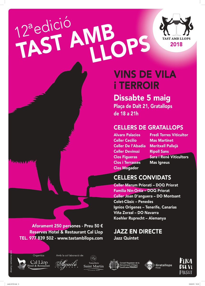 tastambllops's tweet photo. ¡Novedad! #MasIgneus @doqpriorat se incorpora a la edición 10+2 de #tastambllops. Cartel final de lujo #Gratallops #Priorat @firadelvifalset Sábado 5 de mayo a las 18h en @CalLlop https://t.co/NtXtR3SEgt