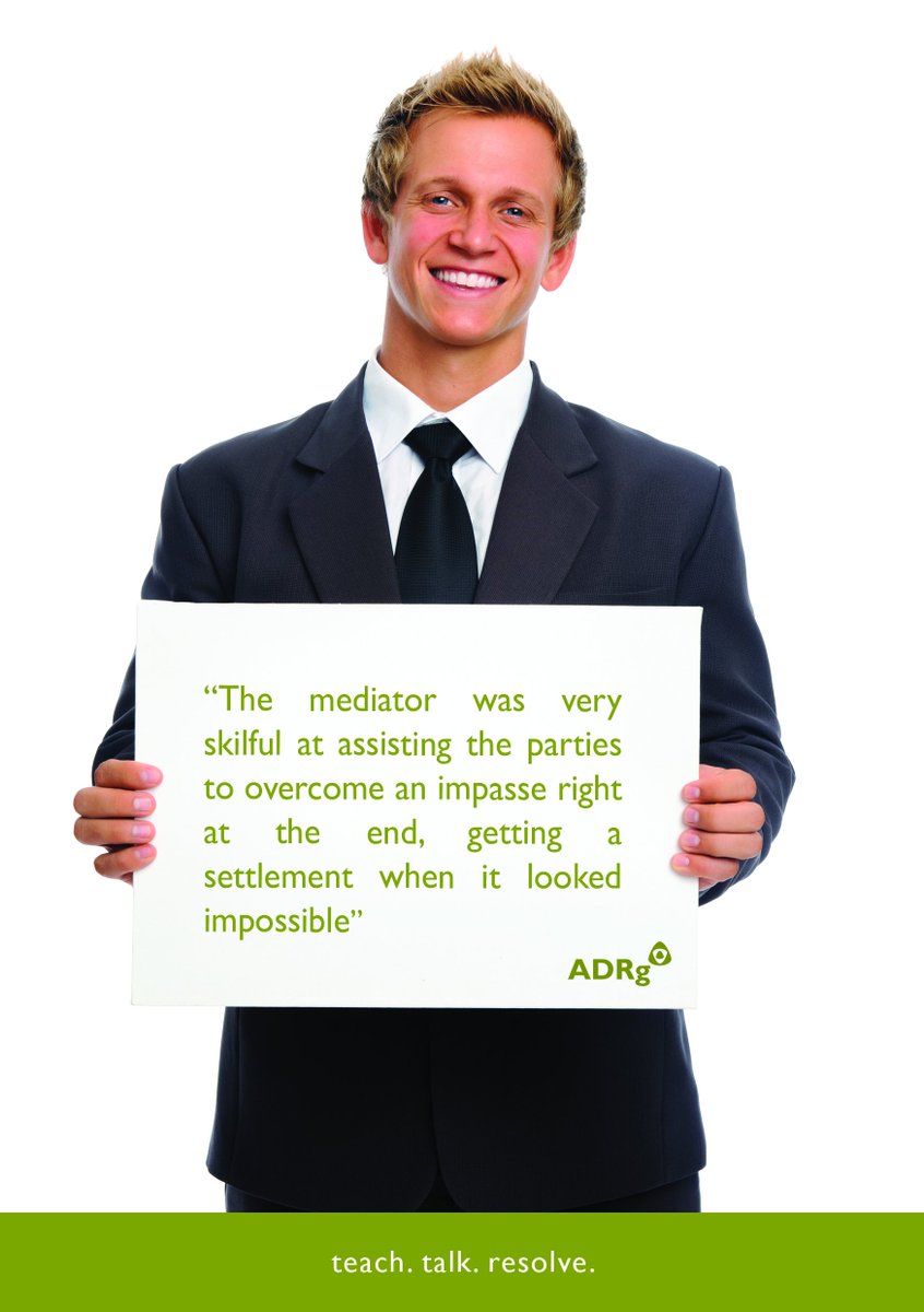 ADRgMediation's tweet photo. Client feedback
#adrg #adrgroup #mediation #mediator #civilmediator #disputeresolution https://t.co/HrEch1lw34