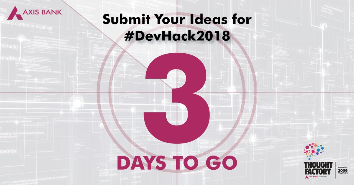 ZoneStartUpsIn's tweet image. &quot;All your #ideas might be solid. But you&apos;ve to actually execute them in order for them to bring change!&quot; - #Gary Vaynerchuk. Here&apos;s your chance to submit your brilliant ideas for #DevHack2018. #ideathon #hackathon #Coders 

#ApplyNow: bit.ly/2GjoBL8