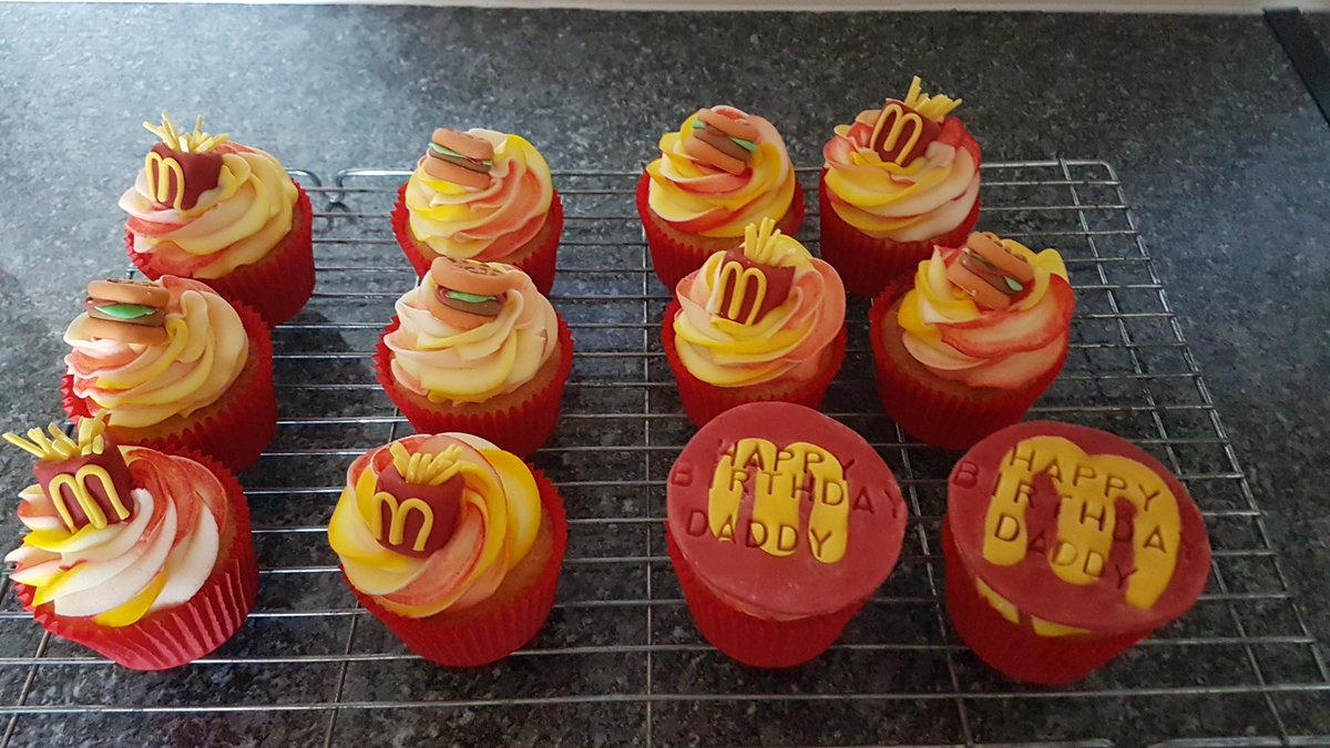 sweetpeavintea's tweet photo. More McDonald cupcakes again today. These are very popular. #McDonalds #cupcakes #sheffield https://t.co/6tohK0V7zs