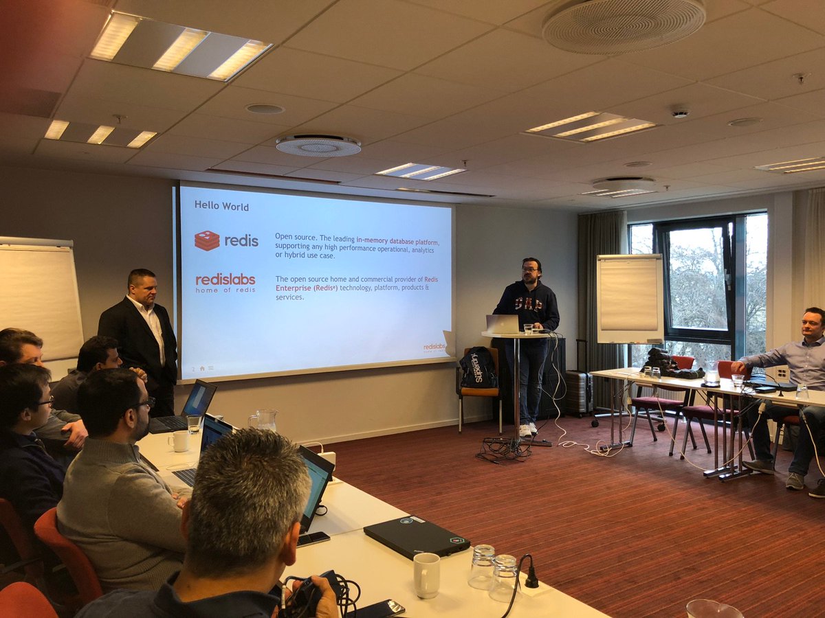 casalogic's tweet photo. I dag har vi samlet en række af danmarks største virksomheder der sammen med Redislabs holder workshop om Redis - The leading in-memory database platform.

Læs eventuelt mere her : https://t.co/l4YP54W1jh https://t.co/cwXF2vWVdf