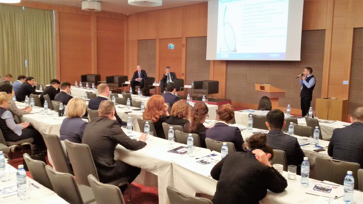kalATMsoftware's tweet photo. Our #Kalignite expert @DenisKorobkov7 speaks at the VII International Conference on #cash #payment collection & bank cash operations #Baku #Azerbaijan #KaligniteRTM #RTM https://t.co/lysz6f9PMI