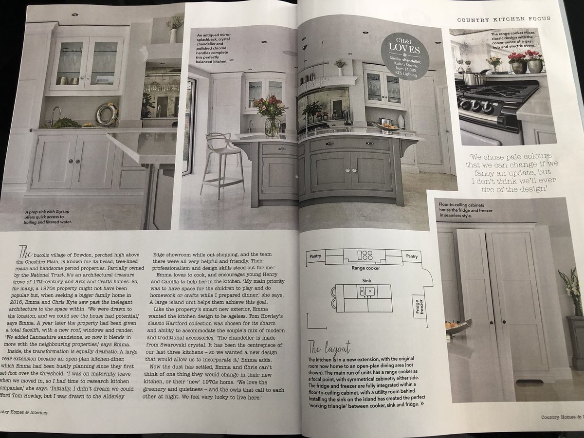 alexcrabtreepr's tweet photo. So happy to see a feature that I pitched last year for #tomhowley in @countryhomesmag - 5 pages! Thanks @rhodaparry! 
#countrystyle #bespokekitchens https://t.co/g1bLnFXfPS