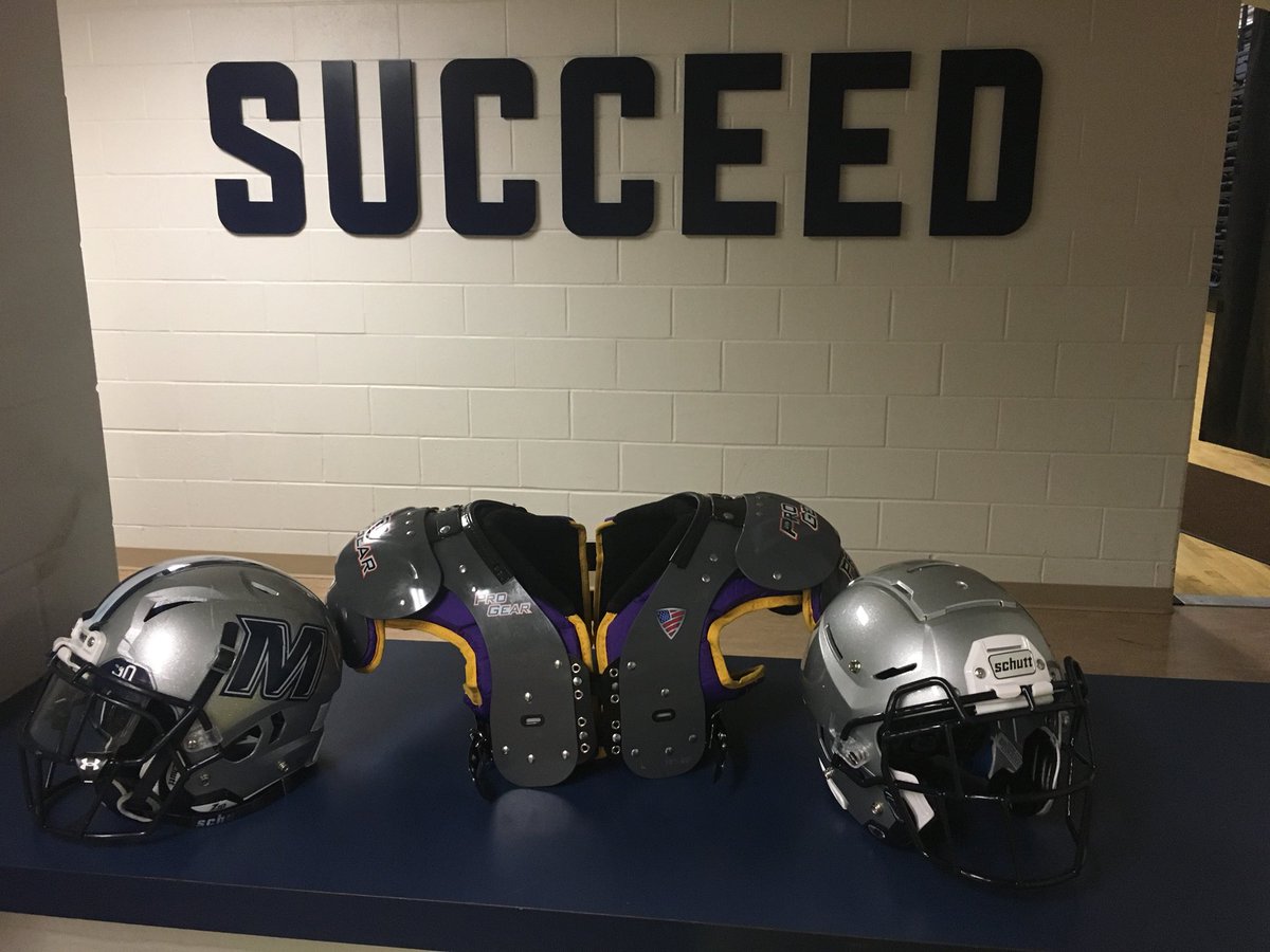 Schutt_Pugliese's tweet photo. @MUHawksFB will “SUCCEED” in the @schuttsports #Z10 & #F7 this season❕👀 out for some 🤯@Pro_GearSports pads #comingsoon. Thanks again @MUEquipment, Go Hawks🦅🔵⚪️#scienceofdomination #schuttup https://t.co/JBl4YDqxWP