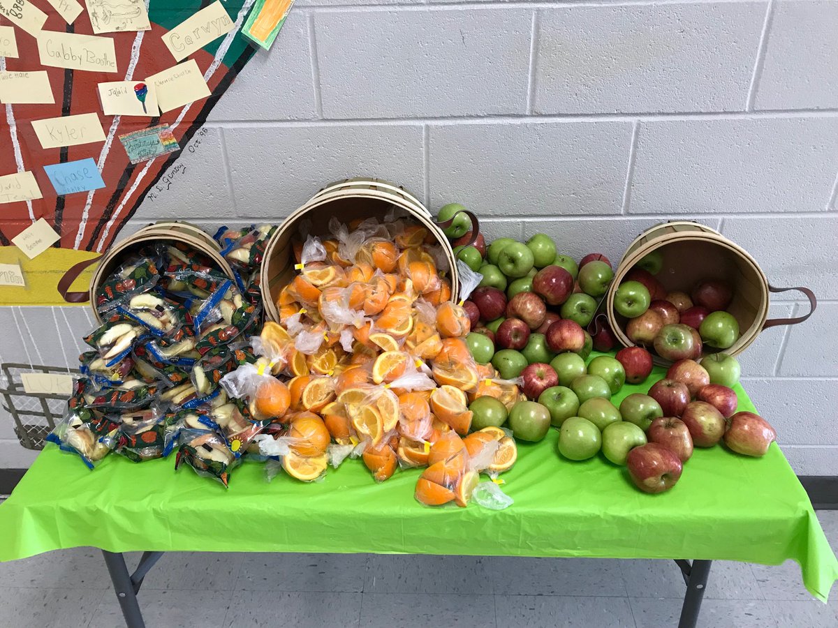 coffeecoschools's tweet photo. Fresh fruit for snack? Why yes please! @hlestigers11 🍊🍐🍎🍏🍑🍓🍇🍌 https://t.co/VopobGLtJo