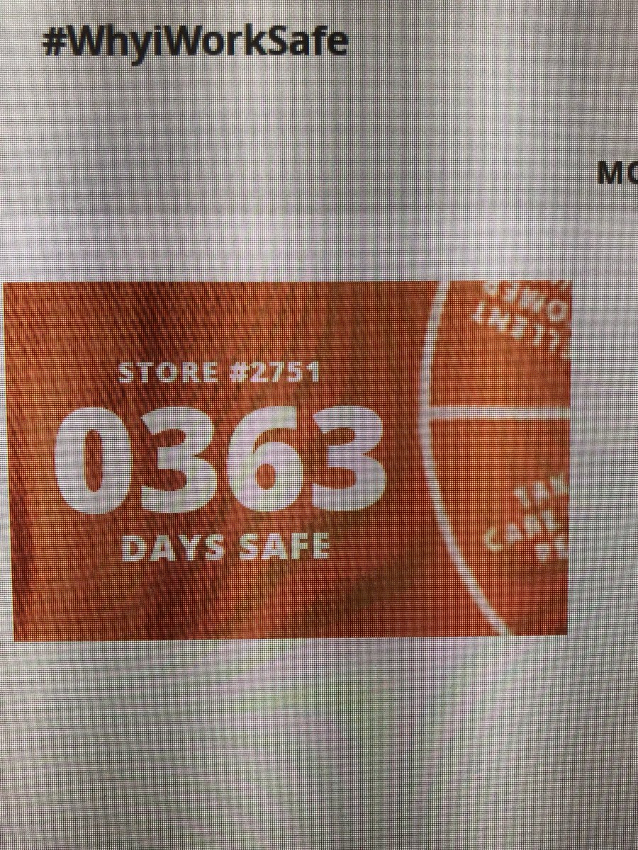 jenscibs's tweet image. It’s amazing to see this days safe number! So proud of our team! Saturday is our date to hit 365! Stay tuned!!! #WhyIWorkSafe #SafetyCulture #ProudASM