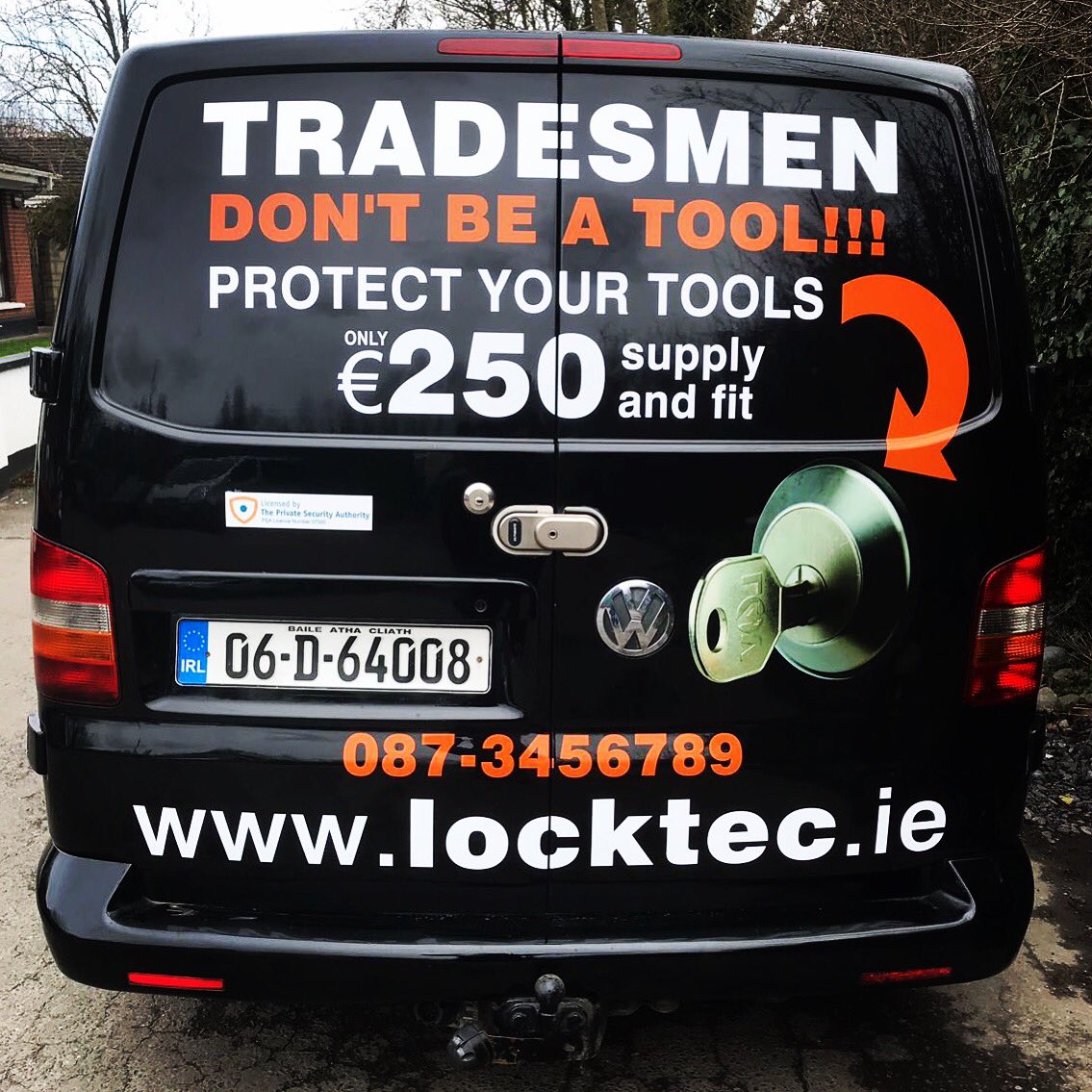 👨🏻‍🔧 Calling all Tradesmen!! 🗣

🛠 DON’T BE A TOOL! PROTECT YOUR TOOLS! 🛠

€250 Supply &amp; Fitted Slam Locks to Side &amp; Rear Doors of all Years, Makes and Model Vans in Ireland 🚐

🔒 2 Slam Locks Installed
🔑 3 Master Keys included
📍 We Come to You
☎️ Book: 086 730 7788