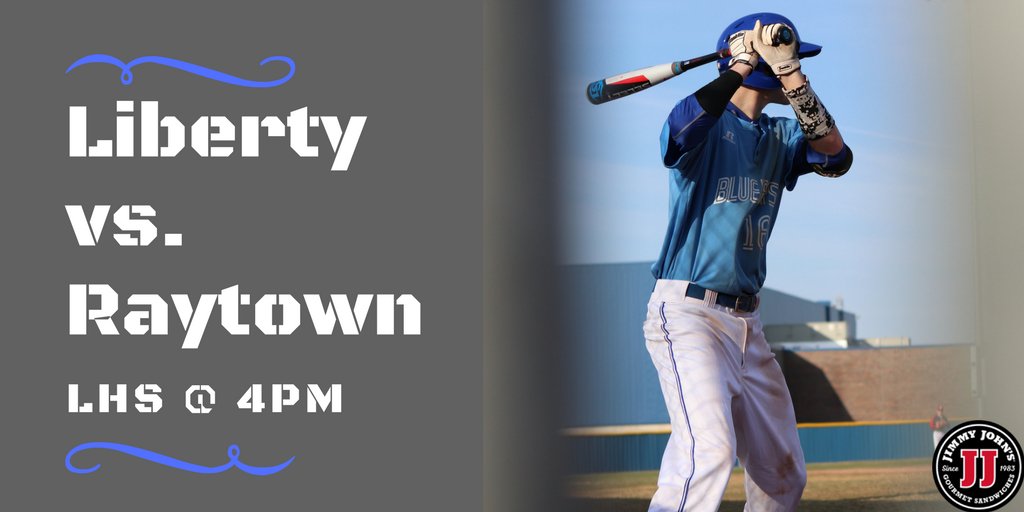 LHSSportsMktg's tweet photo. The Jays play tonight against Raytown right after school at 4 PM! Be sure to come over to the field and cheer on your boys! @Jays_Baseball https://t.co/sZNoy0tyi5