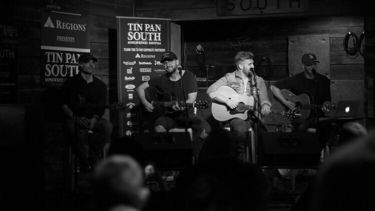 BrandonRayMusic's tweet photo. Such a great night last night!
Thankful for these 3 guys’ friendship and talent #JonNite @jordankreynolds & @jordanminton
And thankful to @tinpansouth and everyone that came out!! 🙏
📸’s: @BriankVaughan https://t.co/IXye1pzWlZ