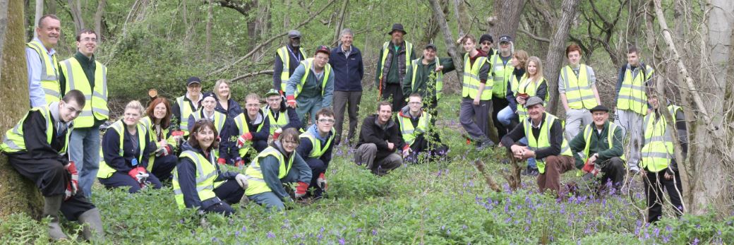 Corby Woodland Project - are you interested in becoming a volunteer. Contact Rebecca Jenkins on 01536 464019. #CorbyHour
