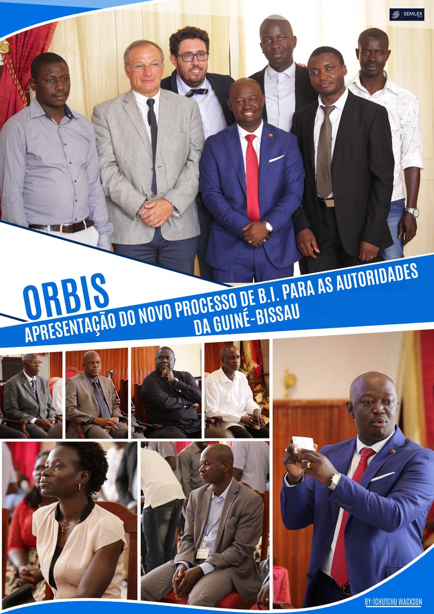 semlexmz's tweet photo. Guinée Bissau: #Semlex présente le système ORBIS et la nouvelle carte d'identité #ID #GuinéeBissau #security https://t.co/KqvySWb8I1