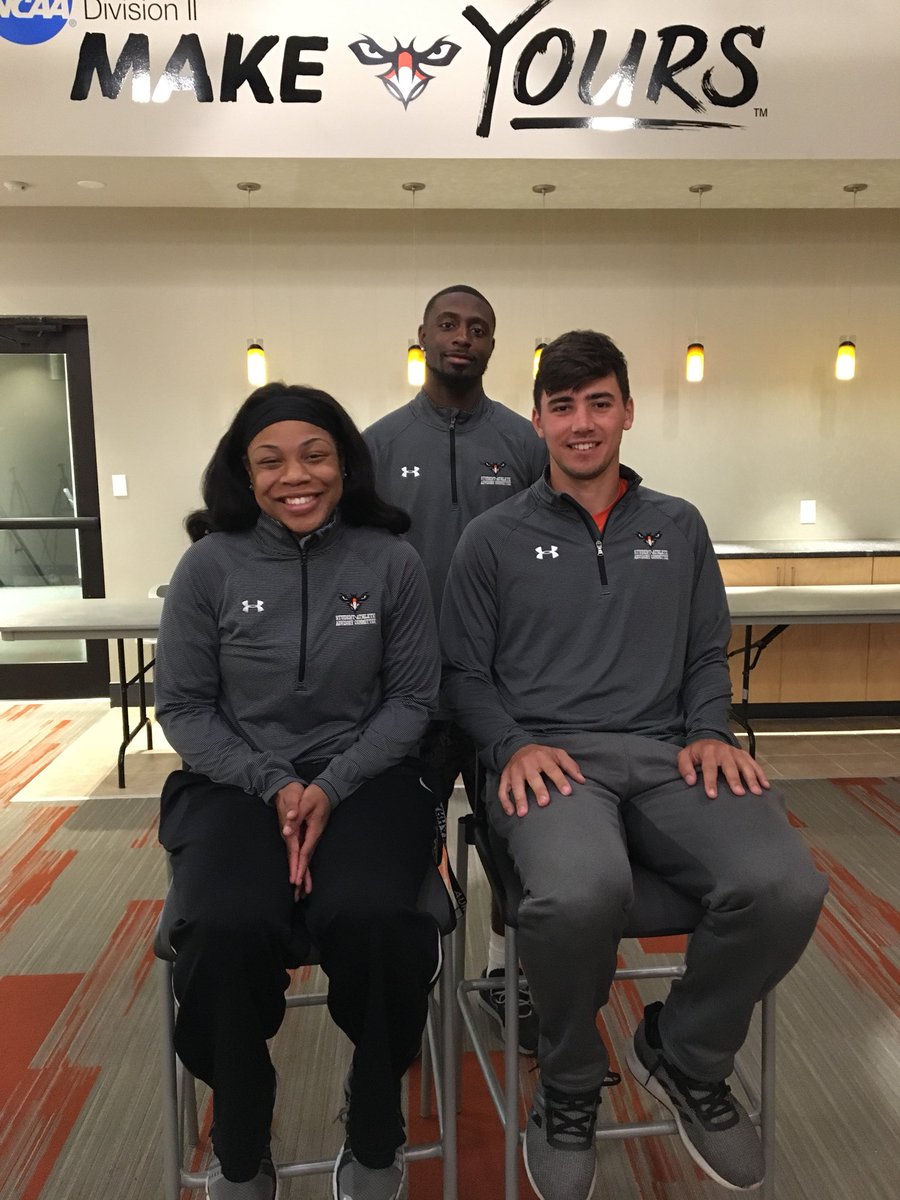 Thanks to our SAAC seniors for an awesome year. We wish you all the best as you start the next chapter of your journey. <a href="/AUMathletics/">AUM Athletics</a> ❤️U.