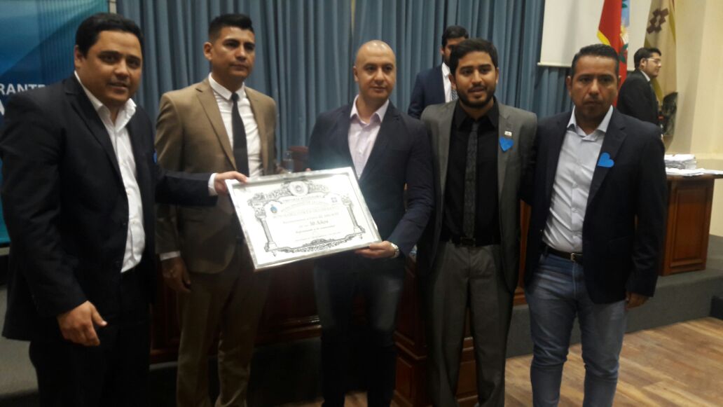 MartinZalazarGo's tweet photo. Tuvimos el honor de representar al Multimedios en el reconocimiento que realizó el CD de la Municipalidad y la Secretaria de Seguridad Ciudadana por los 30 años de @elancasti y la tarea social de #ElAncastiTV gracias @MarceloSosa48 y al gran equipo por la confianza de siempre https://t.co/drdZ5ol3I3