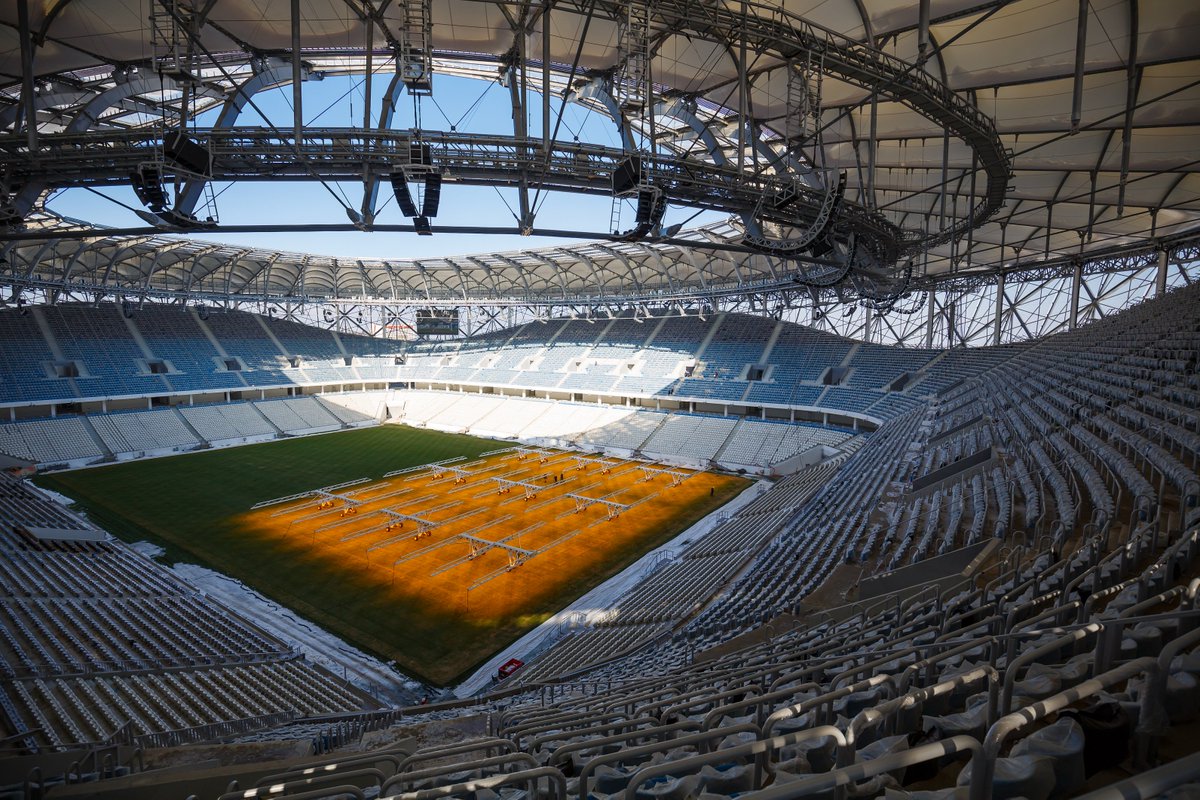FIFAWorldCup's tweet photo. READY FOR ACTION!🏟🇷🇺

Volgograd Arena is all set to host the beautiful game! #WorldCup https://t.co/OTLQyO6N9H