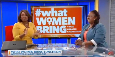 YWCAChasSC's tweet photo. WWB ON TV | If you missed yesterday's WCBD News 2 Midday News, catch it here: https://t.co/uLKTHPRoUf LaVanda talked with TV anchor and #WWB emcee Octavia Mitchell about the big upcoming #WhatWomenBring event #PowerLunch https://t.co/1OiYNyRzUh