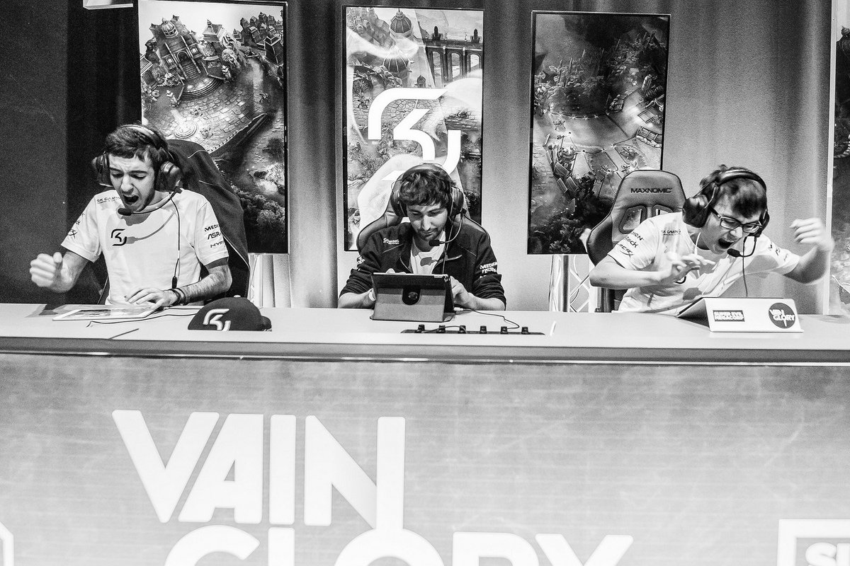 SKGaming's tweet photo. It's been a great ride but sadly today we bid @vainglory farewell. Thanks for the great memories!
https://t.co/e6L7lCMsNU
#RUNSKG #VAMOSSK #SKVG https://t.co/mJw8OEmK82