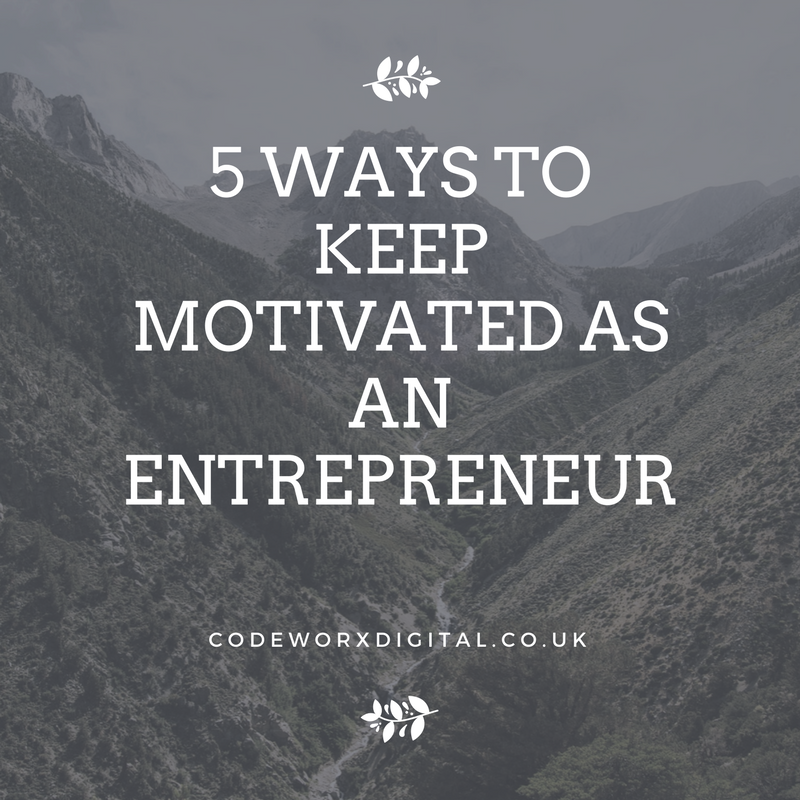 CodeWorxDigital's tweet image. What are the best ways to keep #motivated as an #entrepreneur? With no employer setting your goals &amp;amp; deadlines, as an entrepreneur, it is up to you to set your own. Find out how..
#Business #DigitalMarketing   #Entrepreneur #Entrepreneurship  #Warwick #LeamingtonSpa #copywriting