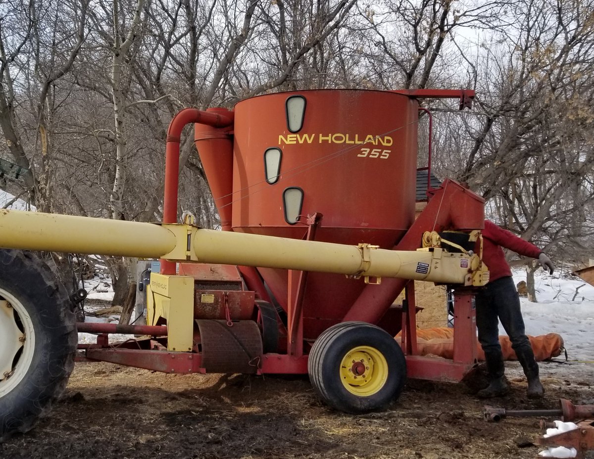 PapaMichaelLane's tweet photo. In the spirit of Easter some old equipment has been resurrected. This old grinder mixer hadn't run in years but it's back in service. https://t.co/t9I3Tfxwp0