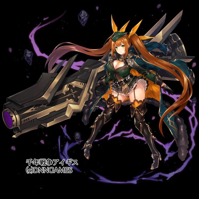 千年戦争アイギスにて極重巨砲フレデリカの第二覚醒絵を描かせて頂きましたので、王子の皆様よろしくお願いします～。 