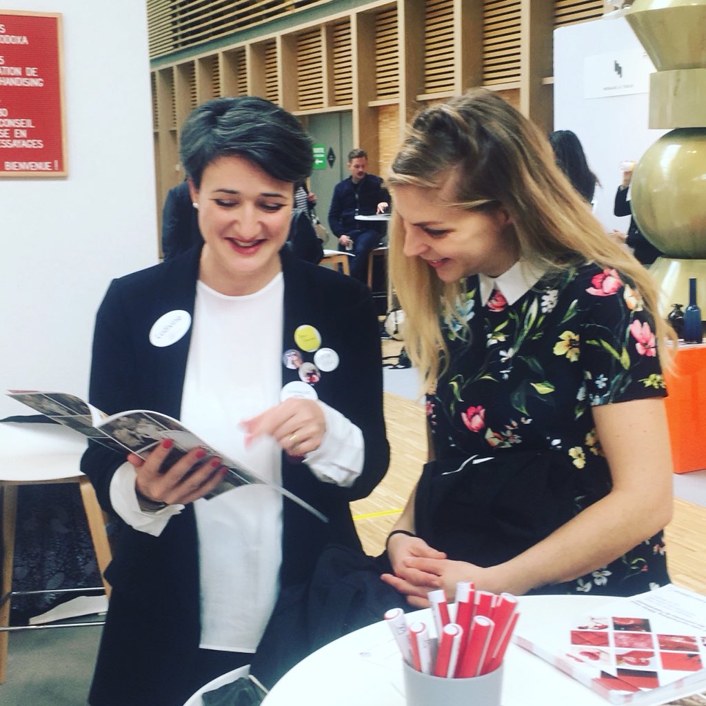 NeodoxaMerch's tweet image. Chez Neodoxa on accueille nos visiteurs avec le sourire au #SalonTraffic au @CarreauDuTemple #retail #merchandising