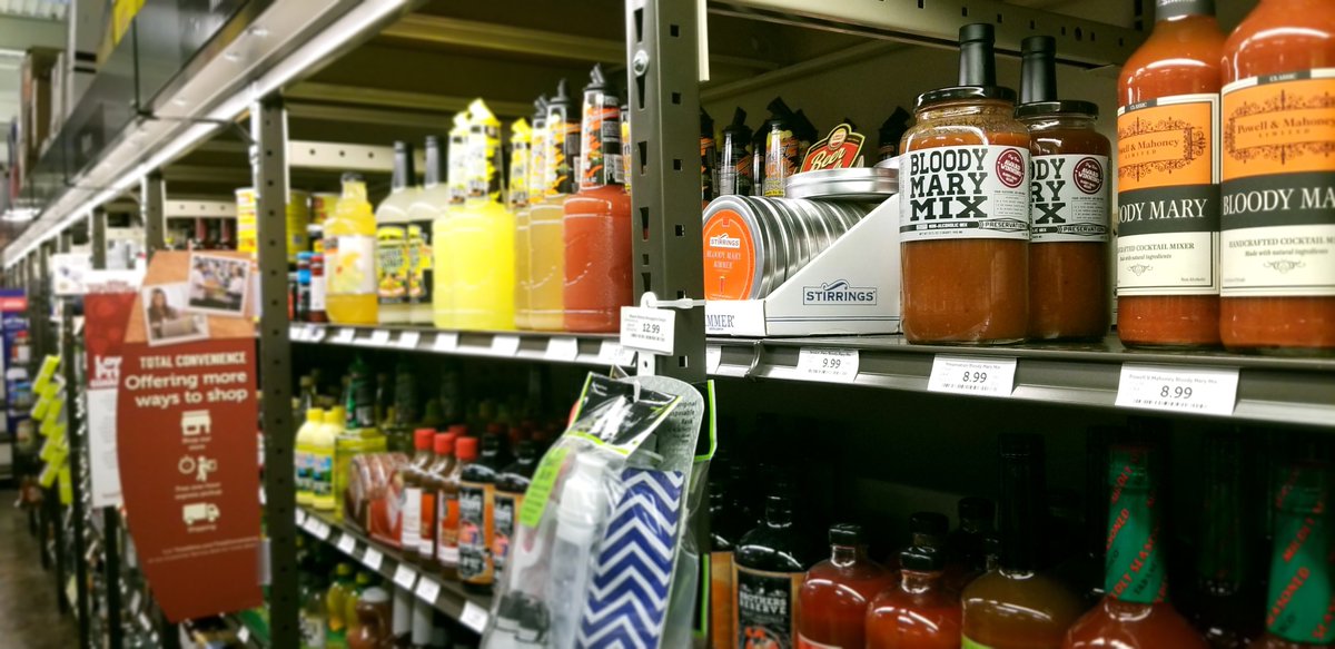If you can't make it to our store, stop by <a href="/totalwine/">Total Wine & More</a> and pick up a jar of our Bloody Mary Mix! #wine #bloodymary #stock