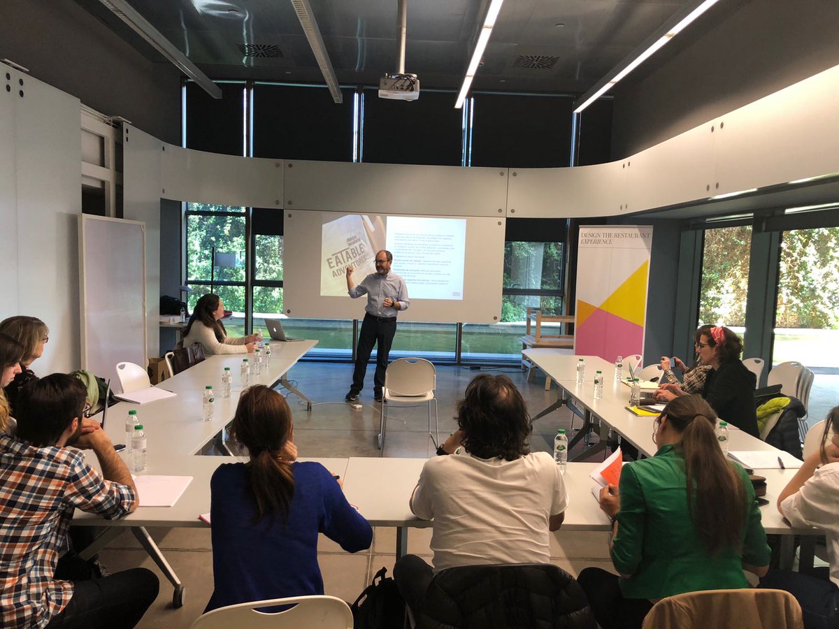 BCD_barcelona's tweet photo. Seguimos con #DesignTheRestaurantExperience! Hoy contamos con Luís Cabañero, de @eatableadv, para hacer una aproximación a las diversas vías de financiación existentes y a los nuevos modelos de negocio. #WeLoveGastronomy! #WeLoveDesign! https://t.co/wwrfSWdwjU
