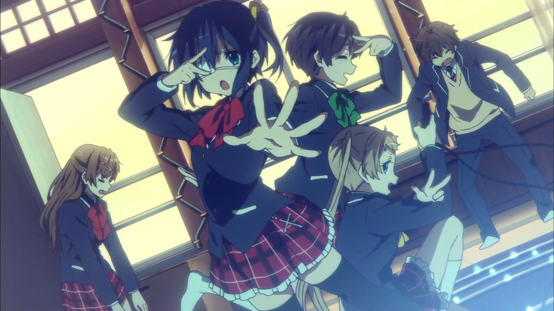 しゅー O 中二恋のポーズ好きだわ笑 特に六花のポーズよかよか このポーズかっこいいと思う人rt この ポーズ取ったことある人rt 中二恋好きな人rt アニメ好きな人と繋がりたい 好きなキャラいたらrt 中二病でも恋がしたい T Co