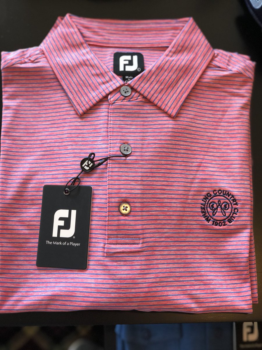 WheelingCC's tweet photo. new @FootJoy shirts have arrived #TheMarkofaPlayer https://t.co/kqvyBwP15Z