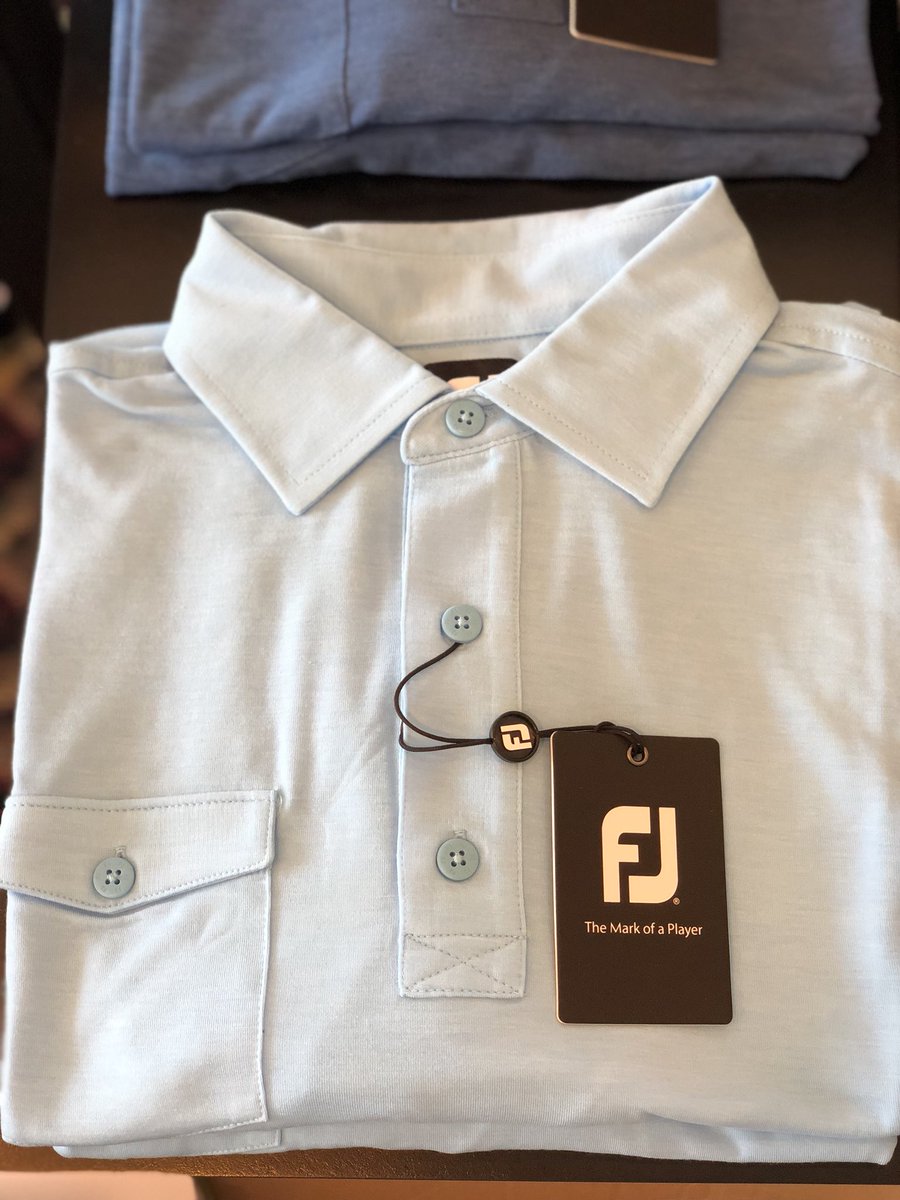 WheelingCC's tweet photo. new @FootJoy shirts have arrived #TheMarkofaPlayer https://t.co/kqvyBwP15Z