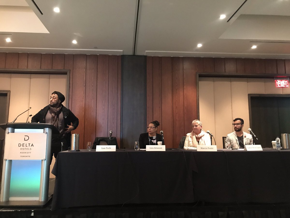 Helenism101's tweet photo. Great questions on ethical protocol for data collection and how to support parental education for this incredible panel. @SamTecle @GBranLopez @OnYourMarkTutor @UTSC #AccessinPractice https://t.co/jR9cOqmHEi