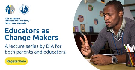 DiaTanzania's tweet photo. DIA welcomes you to attend a lecture series where we share knowledge on how to support and nurture learners in the classroom and at home.
Limited spaces available

https://t.co/faHh29TlUg https://t.co/iYjgPWqZwQ