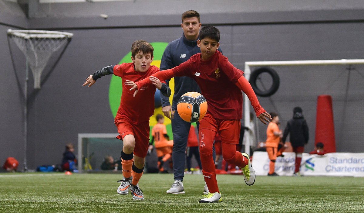 LFCSoccerSchool's tweet photo. LFC International Academy players experience Anfield for the first time https://t.co/uEKODvLXCV https://t.co/ZwppPy4FI0