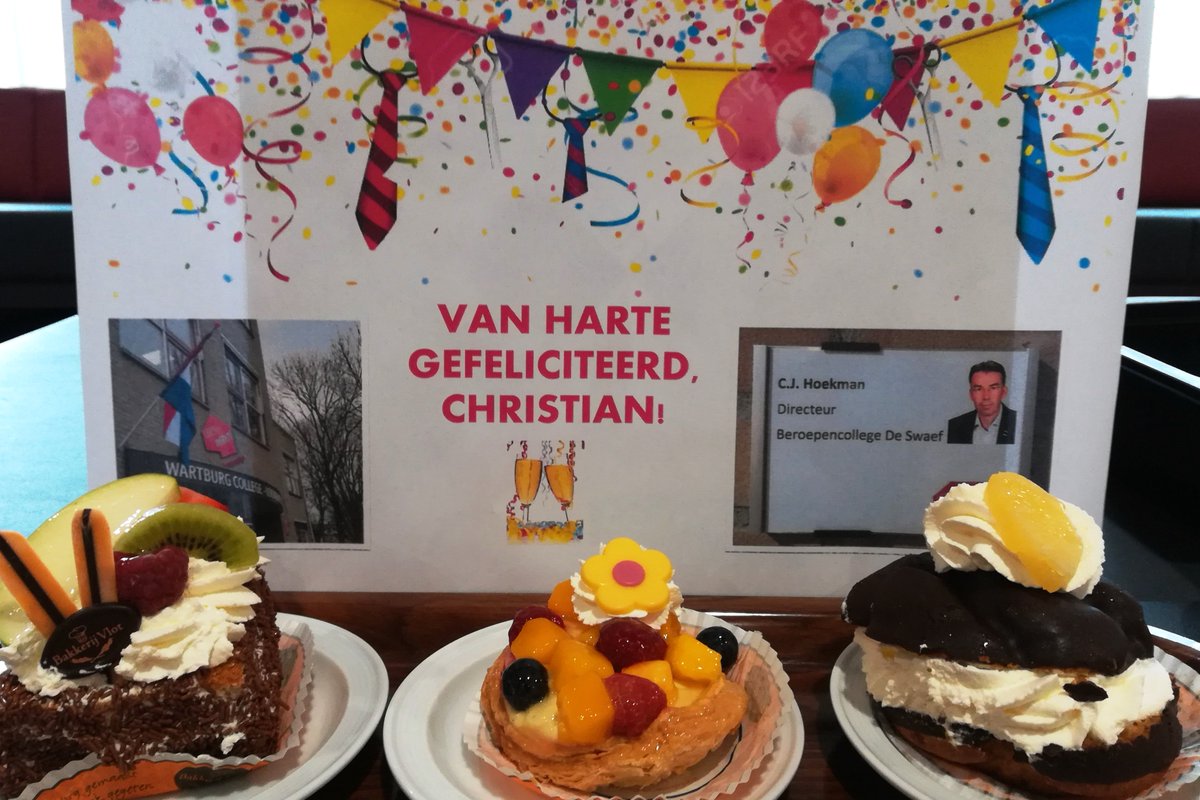 Het College van Bestuur heeft de heer C.J. Hoekman (adjunct-directeur onderbouw) benoemd tot directeur van Beroepencollege De Swaef. Van harte gefeliciteerd @cjhoekman!