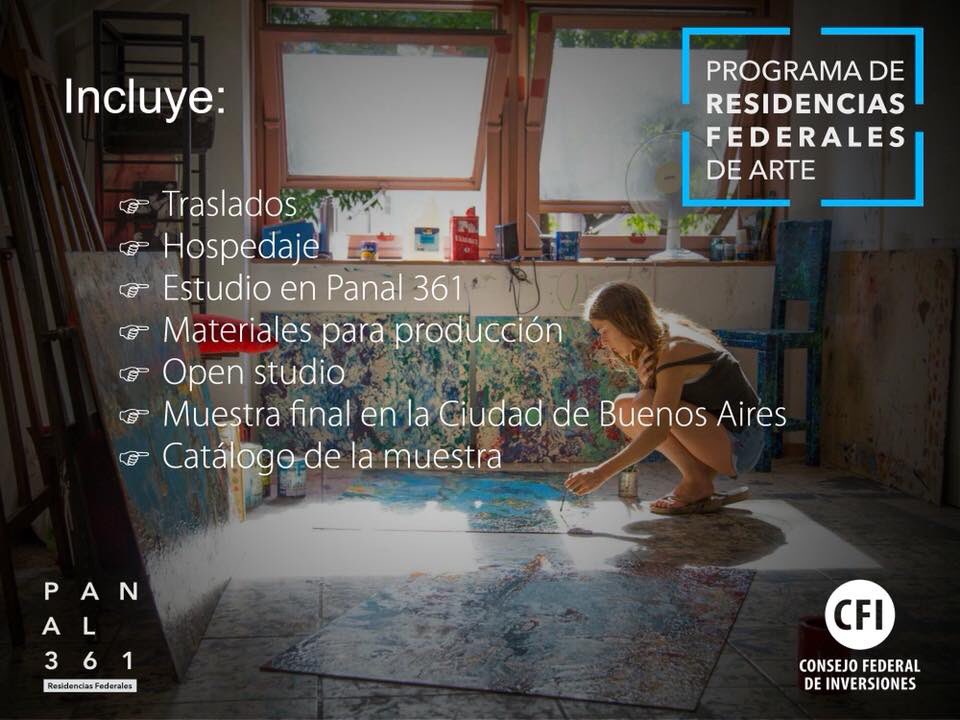 panal361's tweet photo. ATENCIÓN ARTISTAS 🇦🇷!
❗️Hasta el 19 de abril (primera región)
#ProgramadeResidenciasFederalesdeArte #argentina #arte #cultura #residencia #panal #CFI #NOA #Jujuy #Salta #Catamarca #SantiagodelEstero #LaRioja #Tucumán

residencias.federales@gmail.com  

https://t.co/rrCmZz84OR https://t.co/DckTAm6gTK