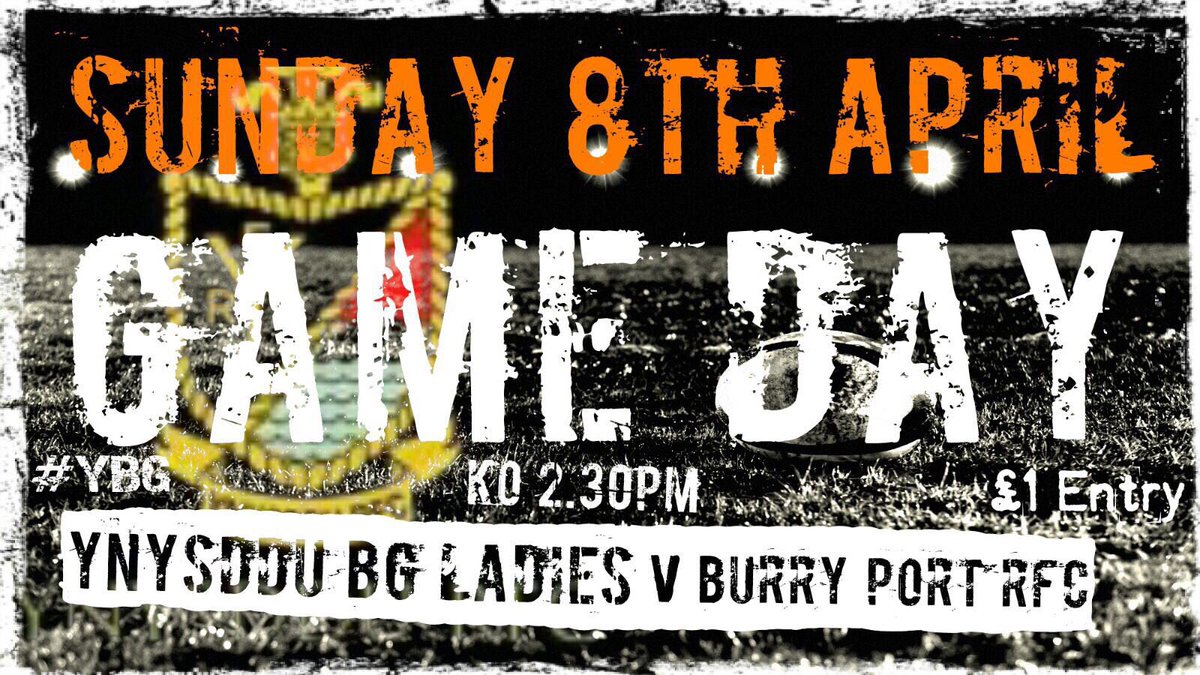 Last league game of the season this Sunday <a href="/YnysdduRugby/">Ynysddu R.F.C</a> ! 2:30 KO #supportthegirls