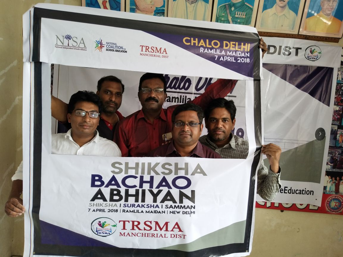 NISAedu's tweet photo. Overwhelming support coming from #Hyderabad #Telangana
Saturday, 7 April, Ramlila Maidan, Delhi. #SaveEducation campaign. 
 https://t.co/CpSpShseE0 #EduReform @TelanganaCMO @HRDMinistry https://t.co/qyBlvIC67H