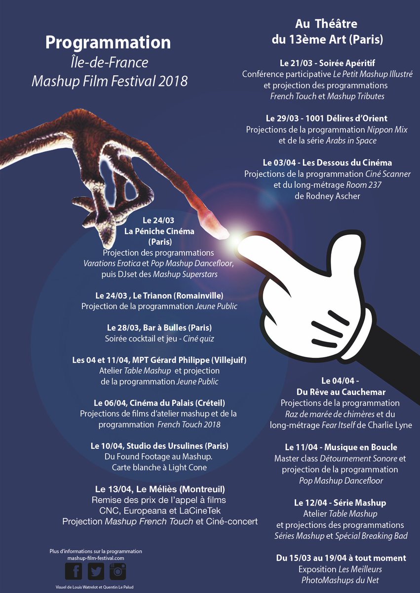 le #MASHUP fait son #festival avec #MashupFilmFestival en ce moment à #Paris - programmation mashup-film-festival.com/la-programmati…