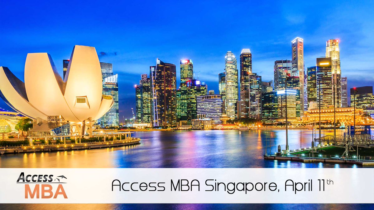 Is it time to move up or move on with your career? Find the MBA that can take you there by meeting the world's top business schools in Singapore  on April 11 . Scholarship opportunities available. Register for the <a href="/AccessMBA/">Access MBA</a>'s event here: aureusconsulting.com/access-mba-2018