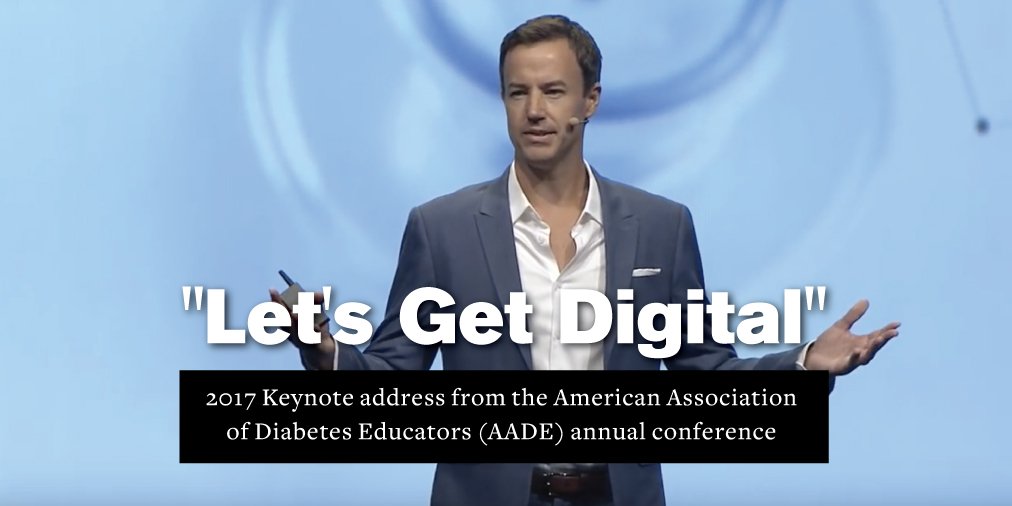 LifeScanDiabInt's tweet photo. Here’s your chance to view the #AADE17 keynote address #Diabetes Gets Digital by #digitalhealth guru @chrisjbergstrom https://t.co/rfXj0AKoJT. See how #diabetes educators are evolving this space #JJDiabetesInst @aadediabetes https://t.co/AuRrGyXQJ7