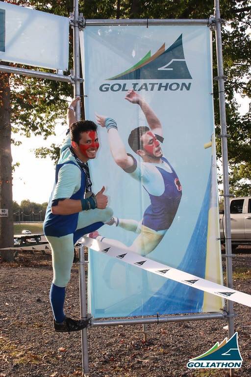 GoliathonOCC's tweet photo. Do you have a great Goliathon event picture we can use for our new obstacle wraps? The contest will run until Tuesday 4/10 at 11:59 pm. You will need to: 
1. Post your picture
2. Tag us and say "I want to be a Goliathon Obstacle Challenge model" 
3. Use #Goliathon https://t.co/JvrrFOcoJF