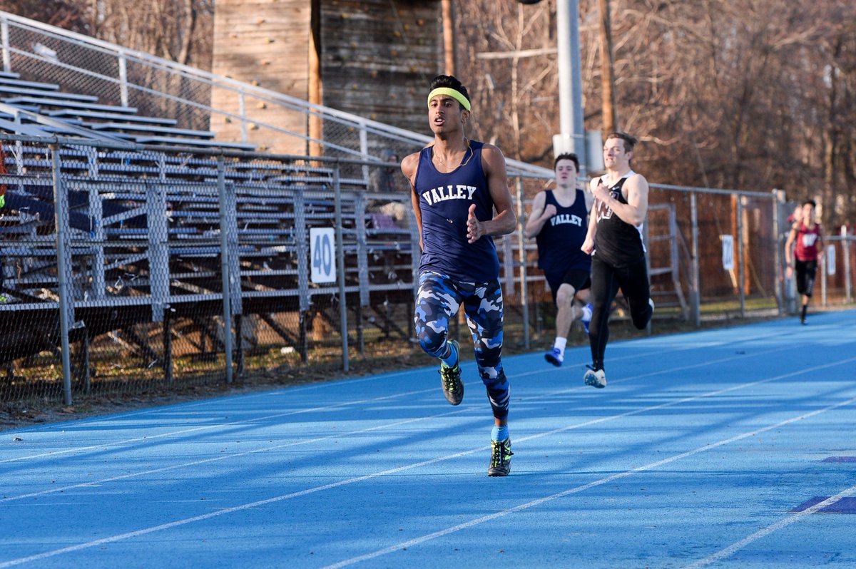 wvalleyathletic's tweet photo. Boys and Girls Track and Field both start off their season with big wins over Wayne Hills.  Ash Patel lead the boys by winning the 100, 200, 400 and 4X400 and Megan Courso lead the girls by winning the 110 high hurdles, 100 and 200. #VALEYPRIDE #VALLEYTRACK https://t.co/FRCXrgsDZS