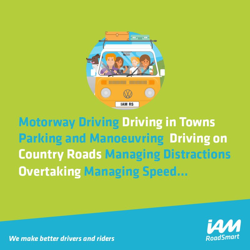 Do you have non-advanced driver friends and family who would benefit from refreshing their driving knowledge?

Spread the word and tell them about our 7 new and exciting interactive sessions full of top tips. Share or tag them in this post!

iamroadsmart.com/courses/e-lear…