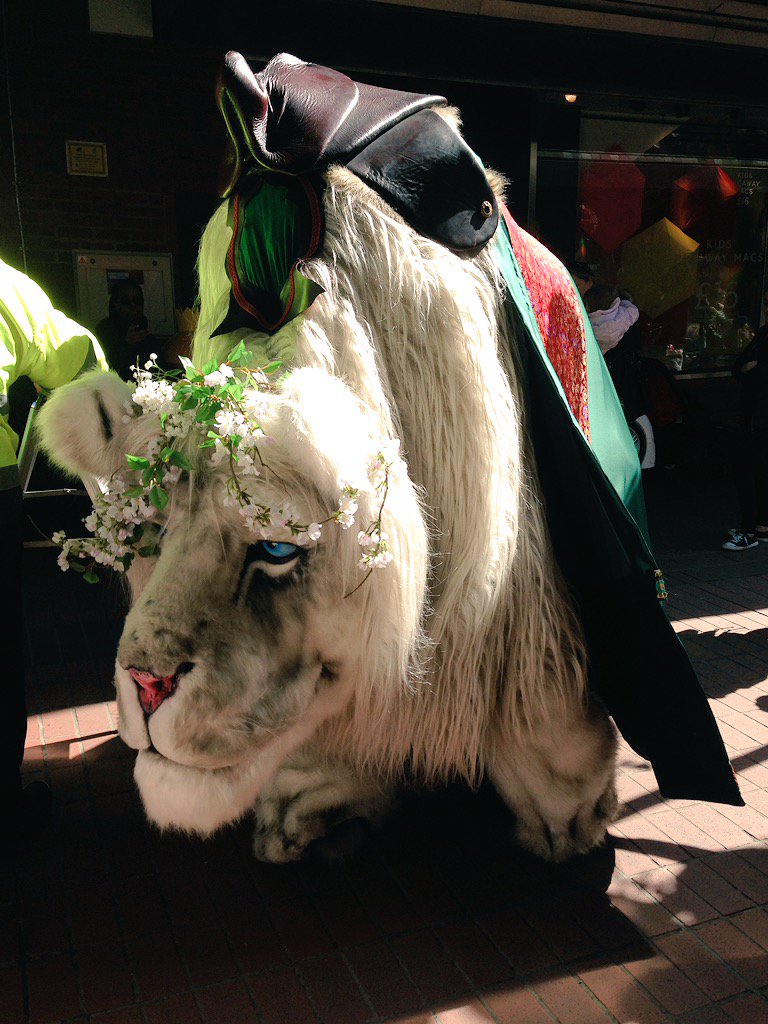 Amazing kids entertainment in Palace Gardens Enfield Town today! Also farm animals!