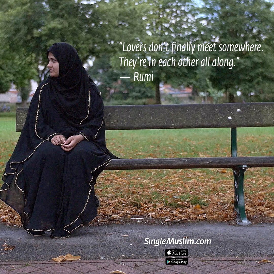 SingleMuslimCom's tweet photo. “#Lovers don’t finally meet somewhere. They’re in each other all along.” (Rumi) https://t.co/dF3ddLA0LN . #singlemuslim #muslimmarriage #muslimmarriages #muslimmatch #muslimsingle #muslimsingles https://t.co/dqVmp8PyOb