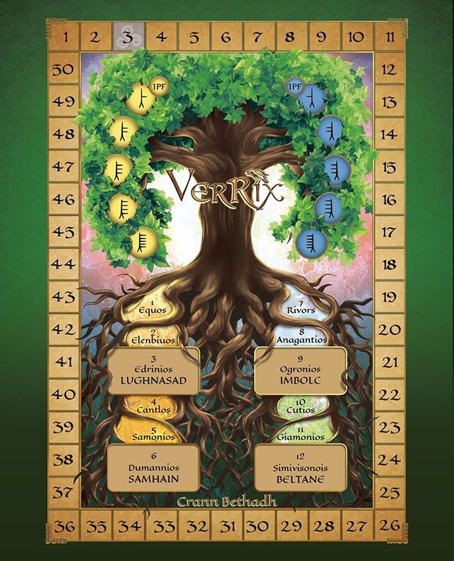 FUrbinArt's tweet photo. This is my favourite piece of the game "Verrix, The King of Kings" by @dtg_publisher, with the Yggdrasil (Celtic Tree of Life) gracefully mixed with the game elements. I'm so happy that Verrix finally made it to Kickstarter! Just go there and search "verr… https://t.co/RkBHnry6A0