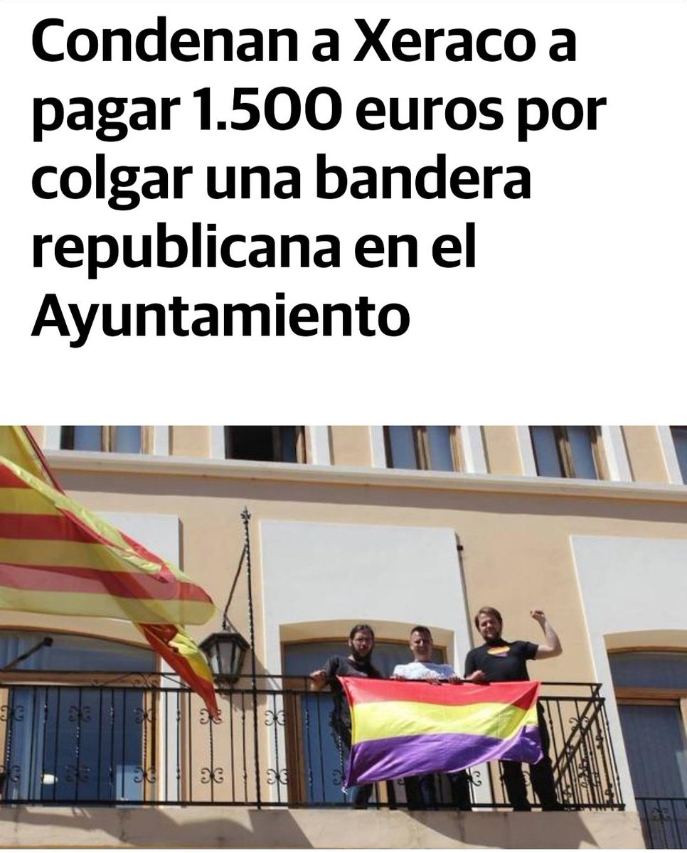 NNGGXeraco's tweet photo. Nova condemna al Govern de Xeraco per no complir amb la llei. Esta nova broma ens costarà 1.500 euros. https://t.co/gkJUAnDTAv