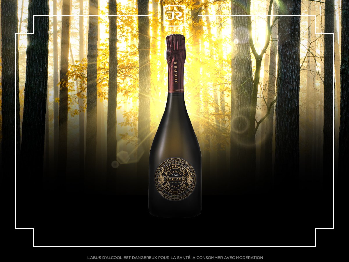 Millésime Jeeper 2008, un champagne d'excellence au potentiel énorme. bit.ly/1SRN09p
